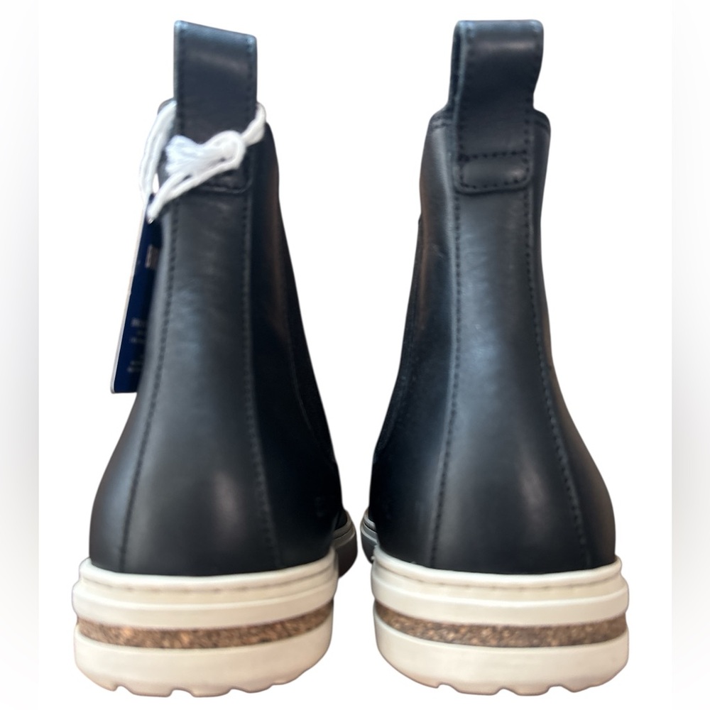 41N Birkenstock Bend Chelsea Boots Black Leather NWT - Picture 4 of 12